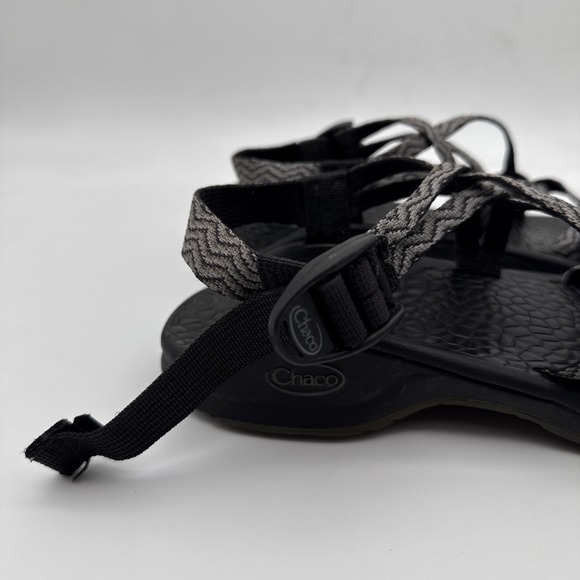 Chaco Womens SZ 7  Updraft EcoTread X2 Outdoor Sandals Black Waves  (J105182) - Picture 11 of 16